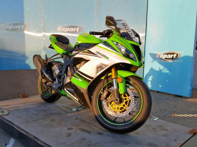 JKBZXJE17FA014335 - 2015 KAWASAKI ZX636 E GREEN photo 1