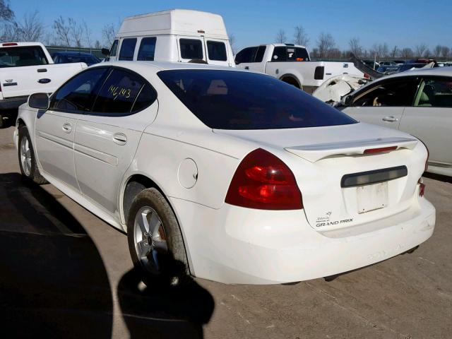 2G2WP522451158200 - 2005 PONTIAC GRAND PRIX WHITE photo 3