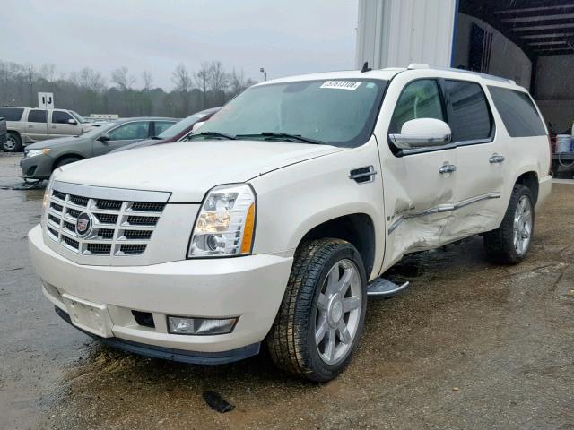 1GYFK66857R266473 - 2007 CADILLAC ESCALADE E WHITE photo 2