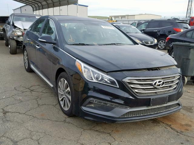 5NPE34AF3FH107739 - 2015 HYUNDAI SONATA SPO BLACK photo 1