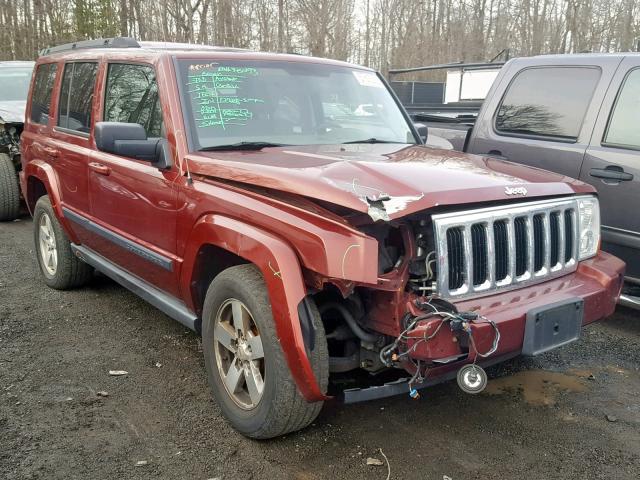 1J8HG48P67C552725 - 2007 JEEP COMMANDER 红色 照片 1