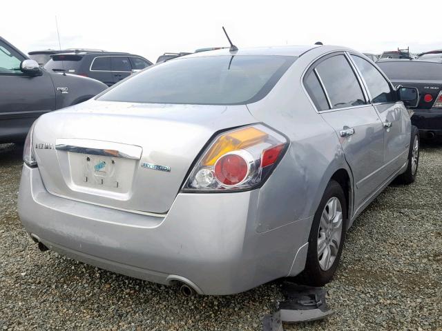 1N4CL2AP1AC108564 - 2010 NISSAN ALTIMA HYB SILVER photo 4