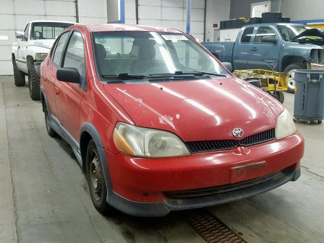 JTDBT123110139648 - 2001 TOYOTA ECHO RED photo 1