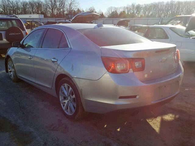 1G11H5SLXEF144752 - 2014 CHEVROLET MALIBU LTZ ვერცხლისფერი ფოტო 3