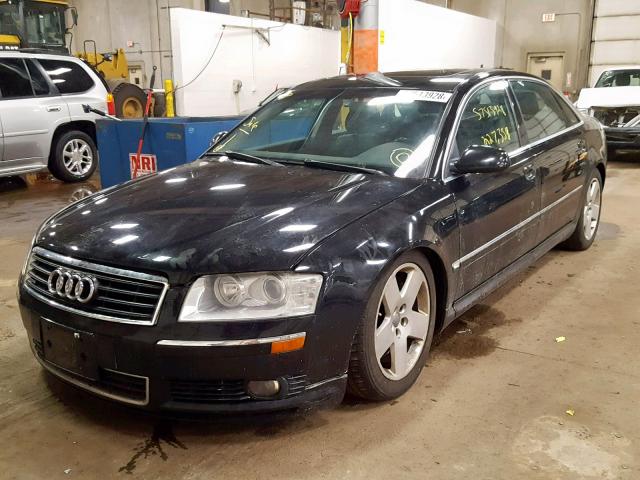 WAUML44E04N003007 - 2004 AUDI A8 L QUATT BLACK photo 2