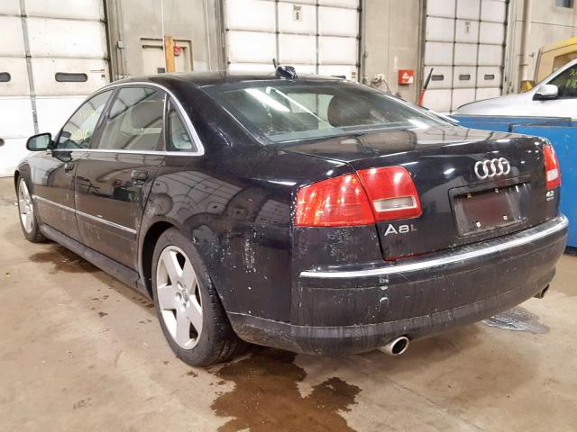 WAUML44E04N003007 - 2004 AUDI A8 L QUATT BLACK photo 3