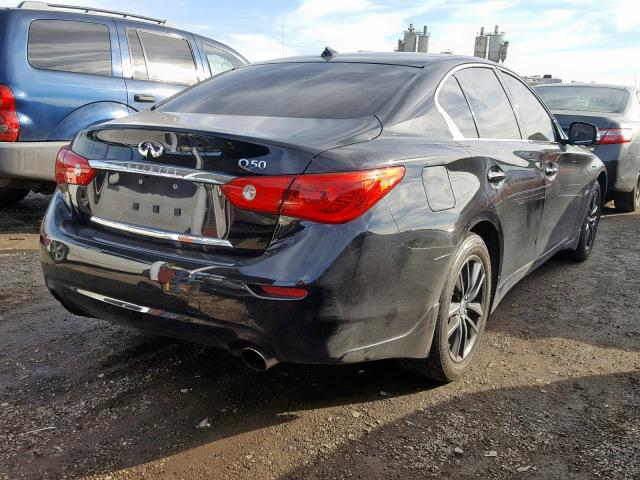 JN1CV7AP9HM641044 - 2017 INFINITI Q50 BASE BLACK photo 4