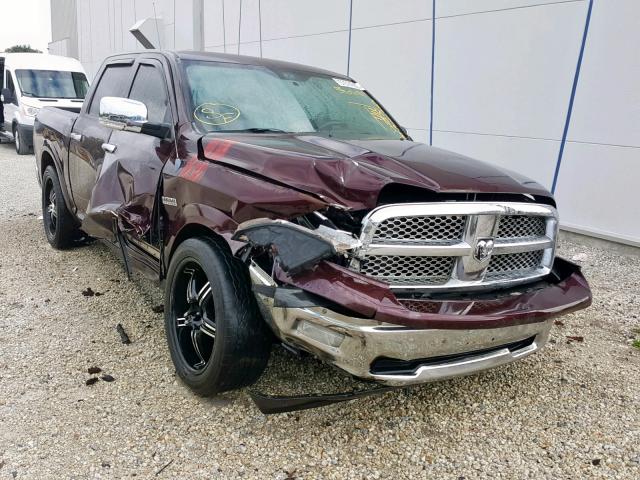 1C6RD6NT1CS299497 - 2012 DODGE RAM 1500 L RED photo 1