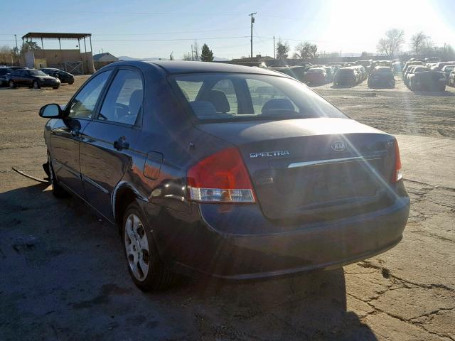 KNAFE222495613175 - 2009 KIA SPECTRA EX BLUE photo 3