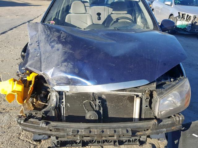 KNAFE222495613175 - 2009 KIA SPECTRA EX BLUE photo 7