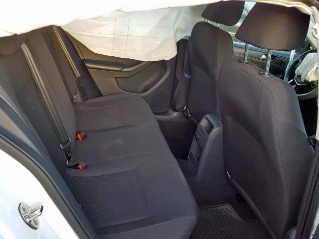 3VW1K7AJ4FM424749 - 2015 VOLKSWAGEN JETTA BASE WHITE photo 6