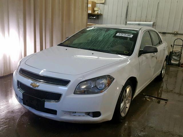 1G1ZB5E04CF112592 - 2012 CHEVROLET MALIBU LS WHITE photo 2