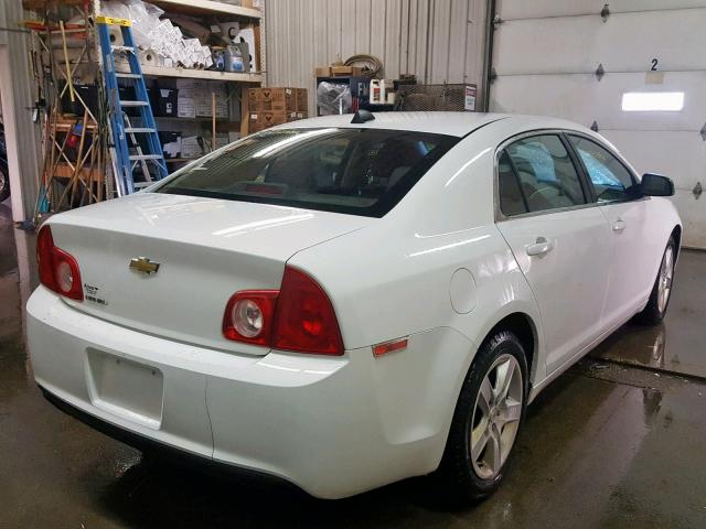 1G1ZB5E04CF112592 - 2012 CHEVROLET MALIBU LS WHITE photo 4