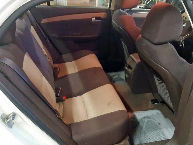 1G1ZB5E04CF112592 - 2012 CHEVROLET MALIBU LS WHITE photo 6