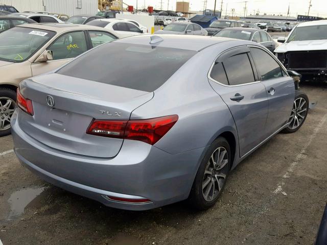 19UUB2F38GA003419 - 2016 ACURA TLX BLUE photo 4