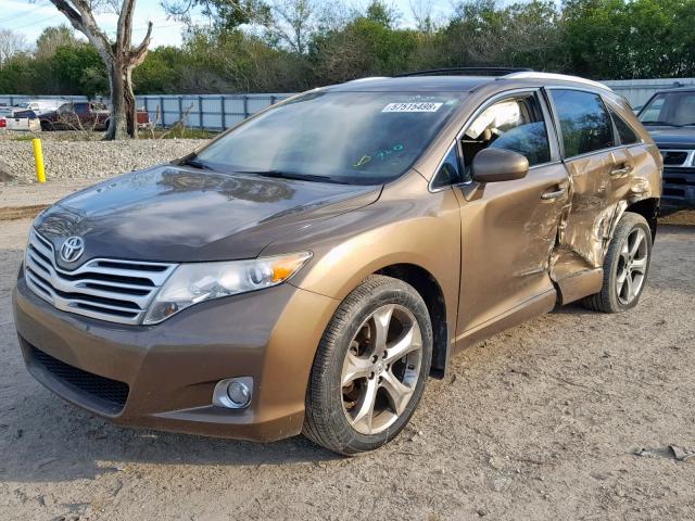 4T3ZK3BB0BU038750 - 2011 TOYOTA VENZA BASE BROWN photo 2