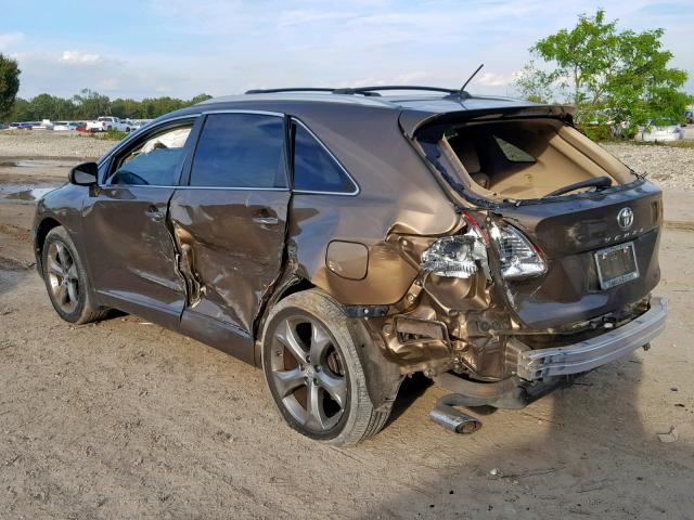 4T3ZK3BB0BU038750 - 2011 TOYOTA VENZA BASE BROWN photo 3