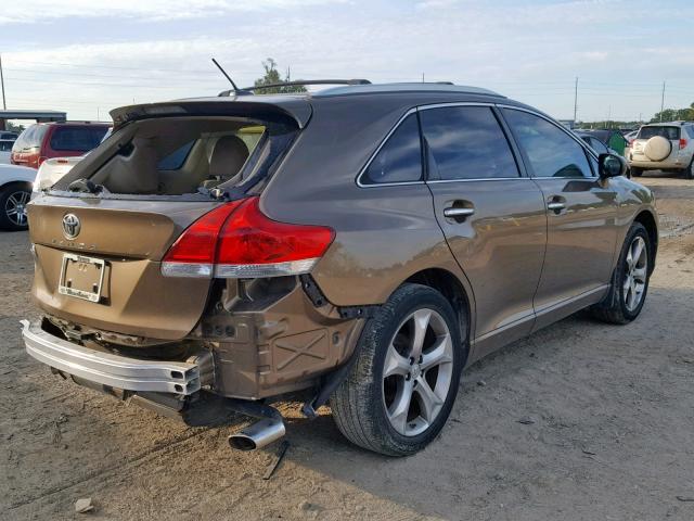 4T3ZK3BB0BU038750 - 2011 TOYOTA VENZA BASE BROWN photo 4