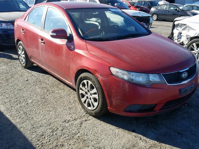 KNAFU4A21A5062448 - 2010 KIA FORTE EX RED photo 1