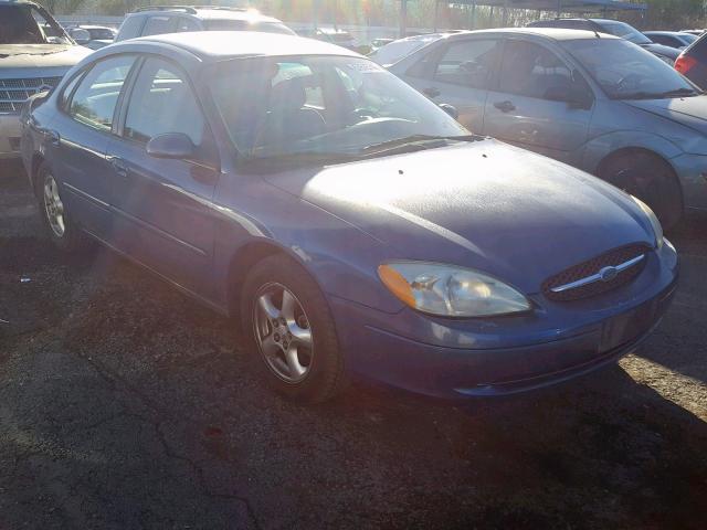 1FAFP55U72G227491 - 2002 FORD TAURUS SES BLUE photo 1