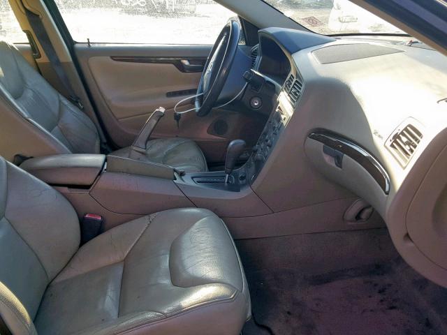 YV1RS61T532272317 - 2003 VOLVO S60 GRAY photo 5