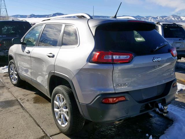 1C4PJMCSXEW125480 - 2014 JEEP CHEROKEE L GRAY photo 3