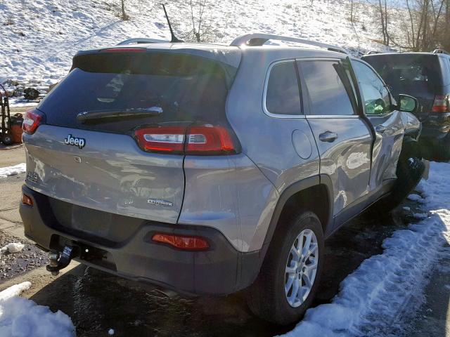 1C4PJMCSXEW125480 - 2014 JEEP CHEROKEE L GRAY photo 4