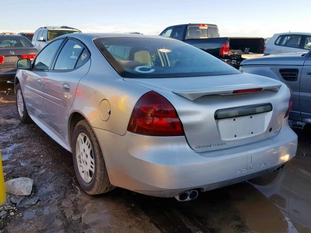 2G2WP522641304191 - 2004 PONTIAC GRAND PRIX SILVER photo 3