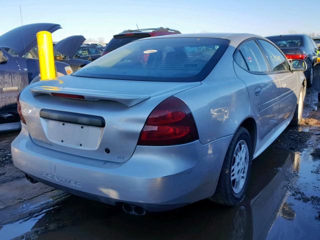 2G2WP522641304191 - 2004 PONTIAC GRAND PRIX SILVER photo 4