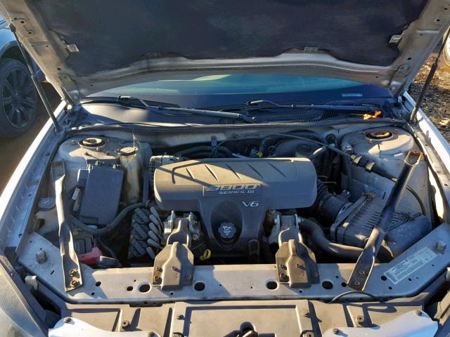 2G2WP522641304191 - 2004 PONTIAC GRAND PRIX SILVER photo 7
