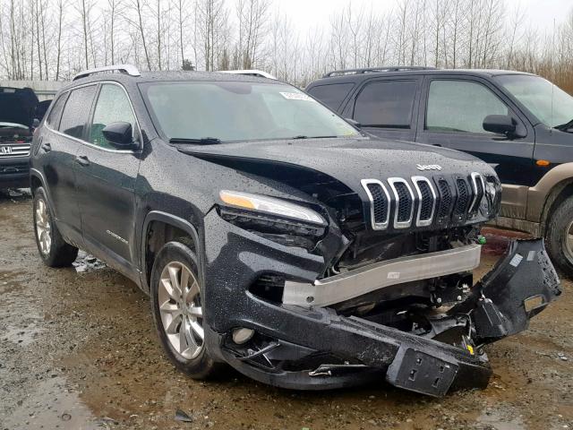 1C4PJMDS9FW534439 - 2015 JEEP CHEROKEE L BLACK photo 1