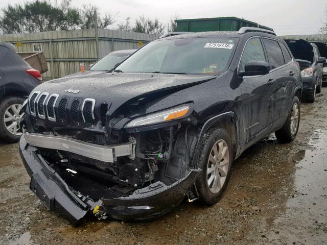 1C4PJMDS9FW534439 - 2015 JEEP CHEROKEE L BLACK photo 2