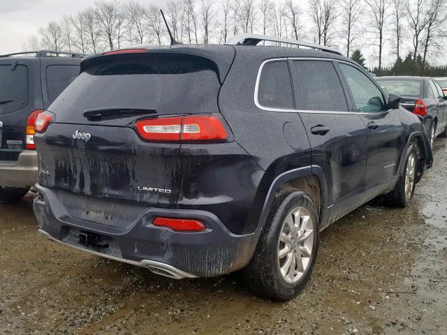 1C4PJMDS9FW534439 - 2015 JEEP CHEROKEE L BLACK photo 4