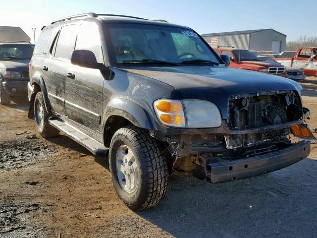 5TDBT48A52S125824 - 2002 TOYOTA SEQUOIA LI BLACK photo 1