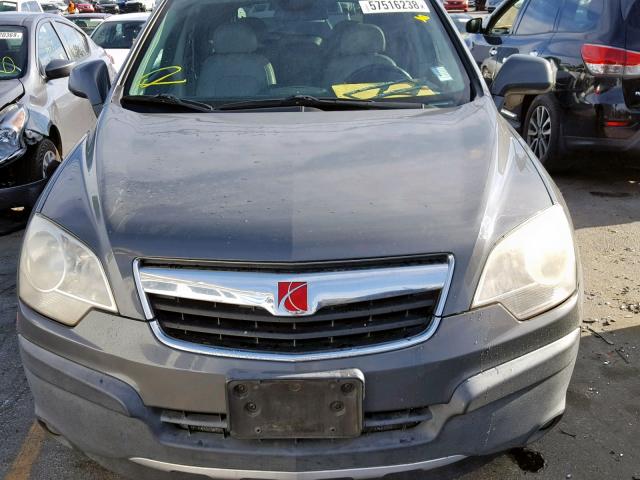 3GSCL33P49S551122 - 2009 SATURN VUE XE GRAY photo 9