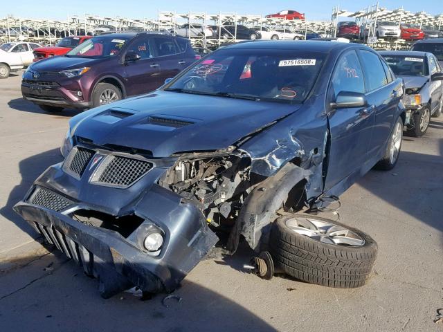 6G2EC57Y69L206822 - 2009 PONTIAC G8 GT GRAY photo 2