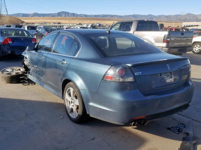 6G2EC57Y69L206822 - 2009 PONTIAC G8 GT GRAY photo 3