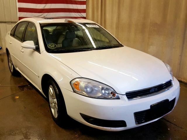 2G1WU581169150263 - 2006 CHEVROLET IMPALA LTZ WHITE photo 1