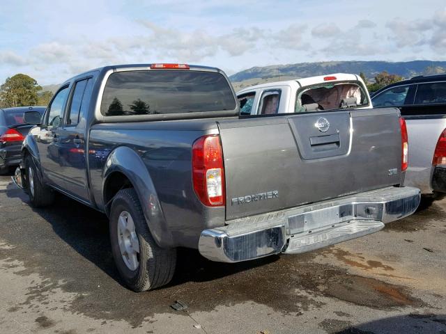 1N6AD09U97C459905 - 2007 NISSAN FRONTIER C CHARCOAL photo 3