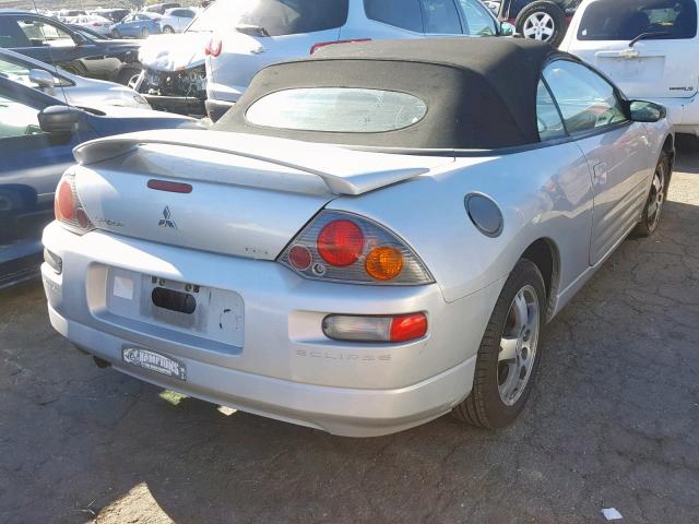 4A3AE45G95E006602 - 2005 MITSUBISHI ECLIPSE SP SILVER photo 4