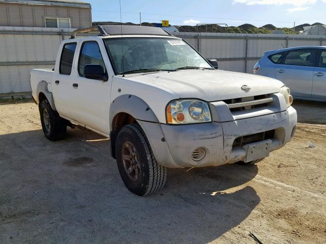 1N6ED27T81C389179 - 2001 NISSAN FRONTIER C WHITE photo 1