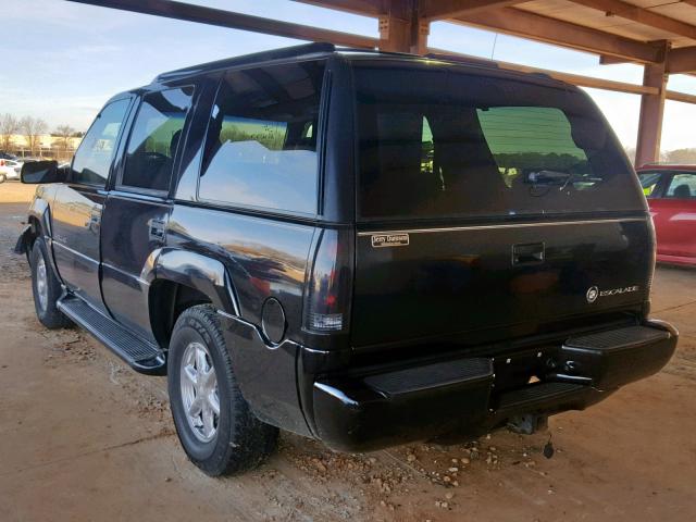 1GYEK13R6YR108110 - 2000 CADILLAC ESCALADE BLACK photo 3