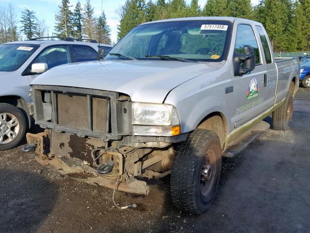 1FTSX31F42EC15542 - 2002 FORD F350 SRW S SILVER photo 2