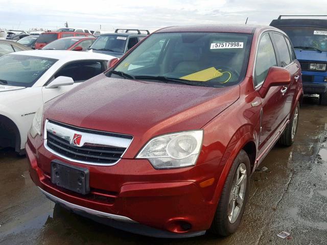 3GSCL93Z89S520525 - 2009 SATURN VUE HYBRID RED photo 2