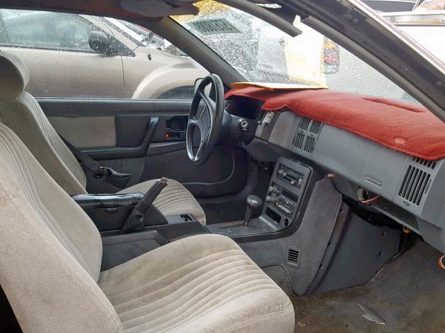 1G2NE14DXKC810610 - 1989 PONTIAC GRAND AM L RED photo 5