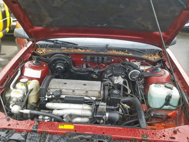 1G2NE14DXKC810610 - 1989 PONTIAC GRAND AM L RED photo 7