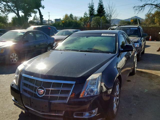 1G6DV57V190157618 - 2009 CADILLAC CTS HI FEA BLACK photo 2