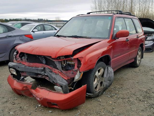 JF1SF656X1G723280 - 2001 SUBARU FORESTER S Qırmızı foto 2