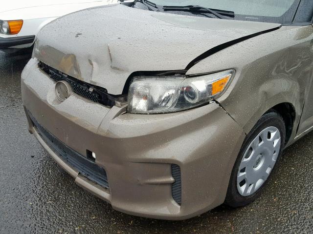 JTLZE4FE9B1125180 - 2011 TOYOTA SCION XB Бежевый фото 9