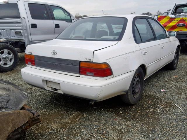 1NXAE09B4RZ172186 - 1994 TOYOTA COROLLA LE WHITE photo 4